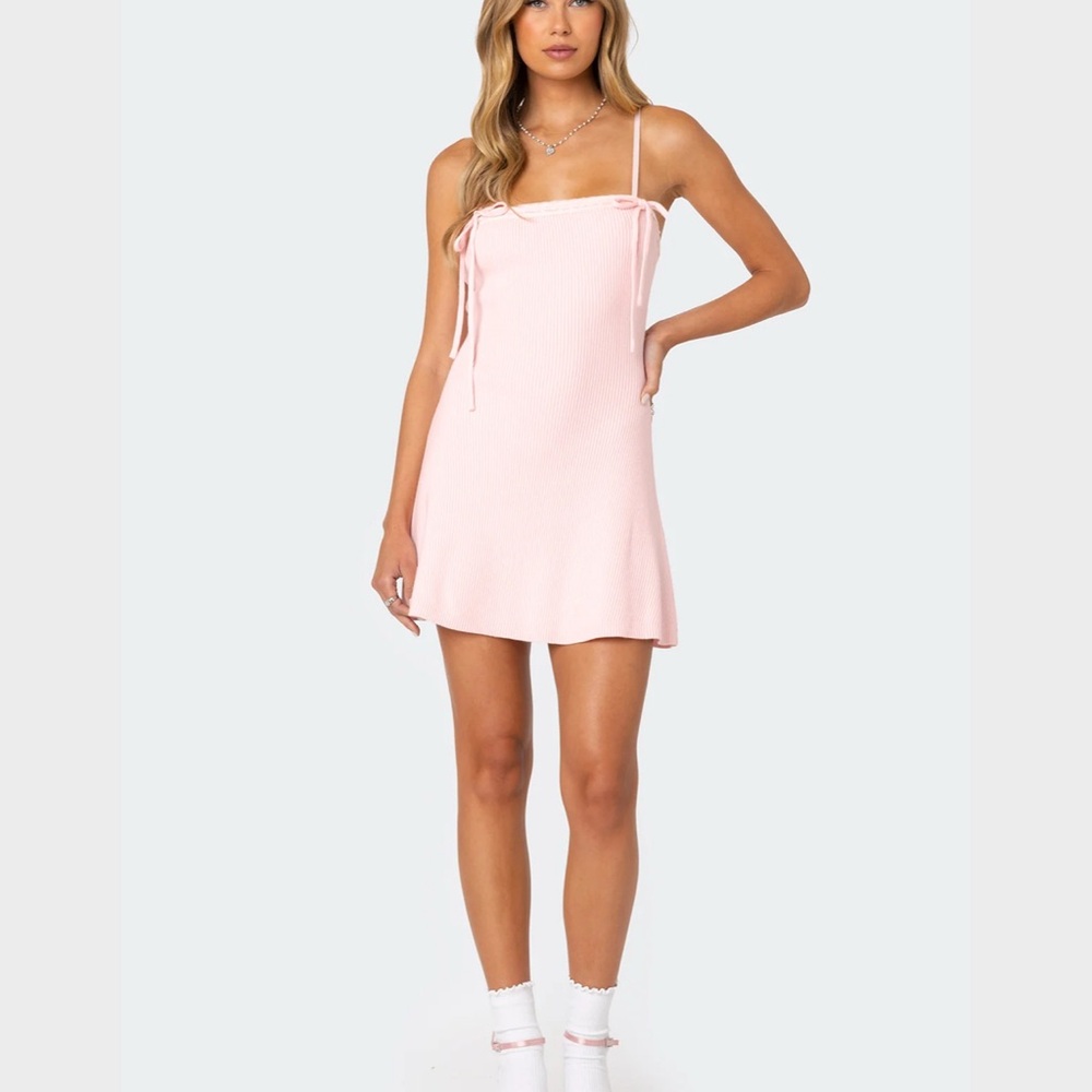 NWT Edikted Pink Spaghetti Strap Dress